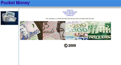 Desktop Screenshot of pocketmoney.com.au